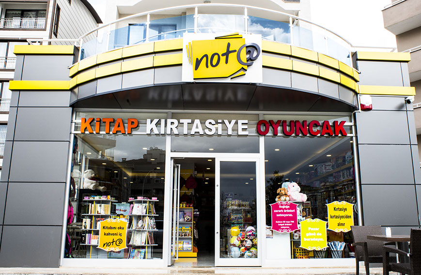 Noteet Kırtasiye — İç Mekan